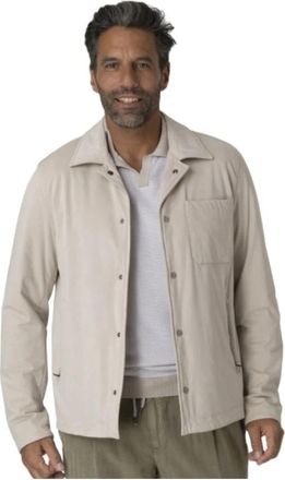 Herno Beige Su&egrave;de Overhemd Jas - Heren - Zomerjassen - Beige - XL - Su&egrave;de - Jassen