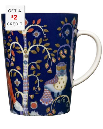 iittala Taika 13.5Oz Blue Mug With $2 Credit