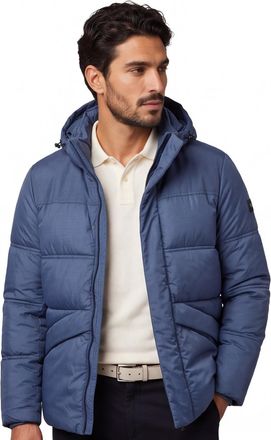 HUGO BOSS gewatteerde winterjas blauw BOSS Orange Big & Tall polyamide 100%