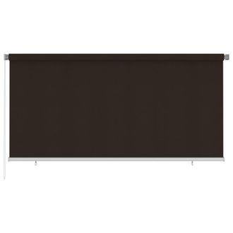vidaXL Persiana Enrollable De Jard&iacute;n Hdpe Marr&oacute;n 300x140 Cm Vidaxl