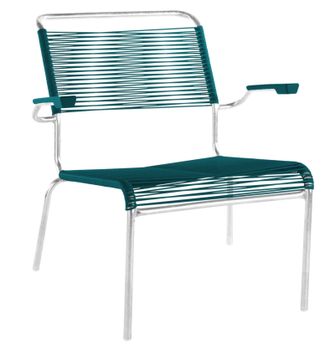 Schubiger M&ouml;bel Spaghetti-Lounger S&auml;ntis mit Armlehnen