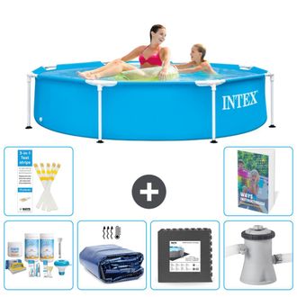 Intex Piscina Con Estructura Redonda - 244x51 Cm - 7-piezas S59