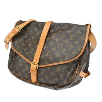 Louis Vuitton Pre-owned Cross Body Bags, female, Brown, Size: ONE SIZE Pre-owned Vintage Canvas Cross Body Bag