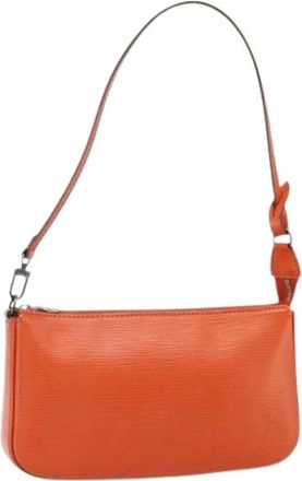 Louis Vuitton Pre-owned Shoulder Bags, female, Orange, Size: ONE SIZE Pre-owned Accessory Pouch