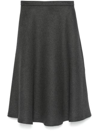 Róhe A-line midi skirt - Grey