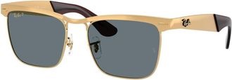 Ray-Ban Wayfarer Deluxe Zonnebril - unisex - Zonnebrillen - Geel - 53 MM - Accessoires