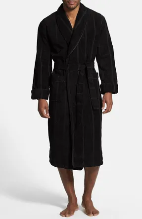 Majestic International Ultra Lux Robe in Black at Nordstrom, Size Small