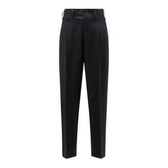 Ami Straight Broeken - Dames - Straight fit broeken - Zwart - 2XS - Katoen - Broeken