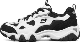 Skechers (WMNS) Skechers D Lites 2.0 Sport Shoes Black/White 88888397-WBK