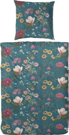 Primera Bettwäsche »Mako-Satin Bettwäsche Wilder Garten« 2 Stk. tlg. mit einem romantischen Blumenmuster