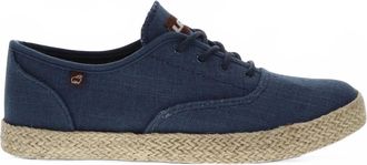 Lamofootwear Womens Carey Lace-Up Sneaker In Navy