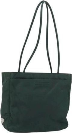 Prada Pre-owned Tote Bags, female, Green, Size: ONE SIZE Pre-owned Vintage Tote Bag