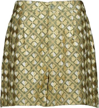 Greek Archaic Kori S26K-4061097 Short Shorts - Dames - Korte Broeken - Groen - S - Korte Broeken