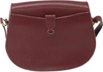 Cartier Pre-owned Cross Body Bags, female, Red, Size: ONE SIZE Pre-owned Leather Cross Body Bag