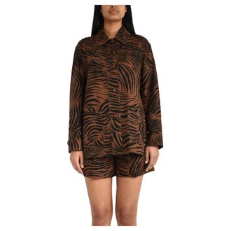 Max Mara Shirts, female, Brown, Size: XL Shirts