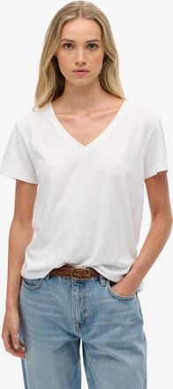 Superdry T-Shirt »STUDIOS SLUB EMB VEE TEE«