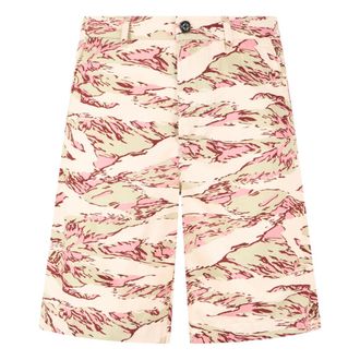 Diesel Casual Shorts, male, Multicolor, Size: W30 Camouflage Cargo Shorts