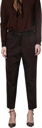 Mason's New York O Shape Pants - Dames - Chinos - Bruin - M - Broeken