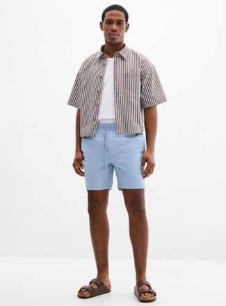 Le 31 Mens Lightweight stretch nylon short Inseam: 7