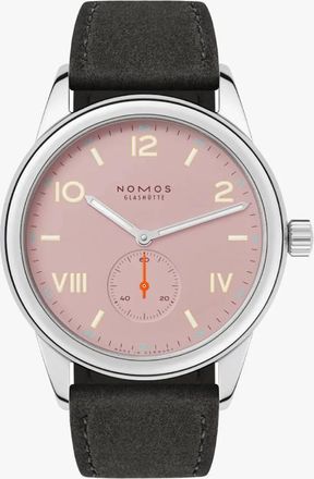 NOMOS Glash&uuml;tte Club Campus 38 Hand Wind Rose Dial Watch 720.GB