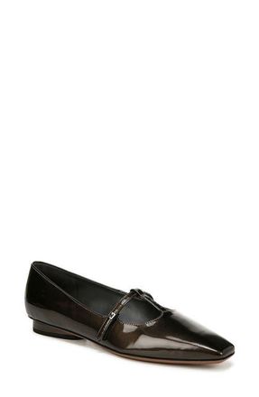 Franco Sarto Carmela Square Toe Mary Jane Flat in Grey at Nordstrom, Size 10