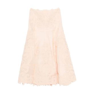 Zimmermann Zimmermann Floral-Pattern Midi Skirt - Skirts - Mujer - Rosa - S