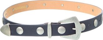Persaman New York Dylan Studded Leather Belt