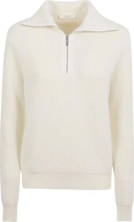 Zanone Maglione con mezza zip - - Knitwear - Donna - Beige - S