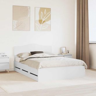 vidaXL Estructura De Cama Con Caj&oacute;n 160 X 200 Cm Madera Ingenieril Vidaxl