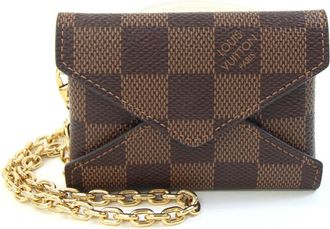 Louis Vuitton Damier Canvas Damier Canvas Metal Coin Purse/Coin Case (Pre-Owned)