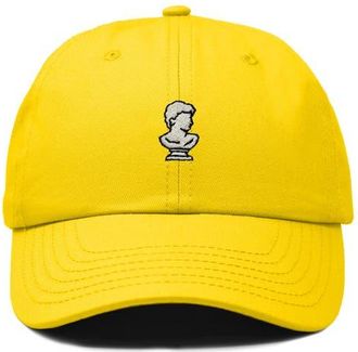 Dalix Sculpture Dad Cap in Gold at Nordstrom