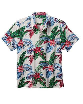 Tommy Bahama Frond Fusion Silk-Blend Camp Shirt