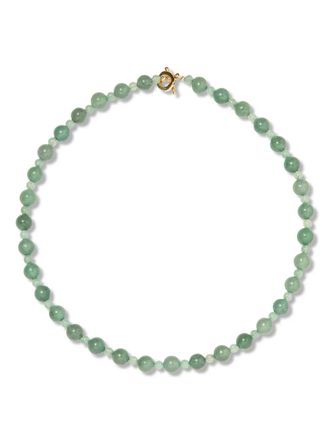 Jennifer Behr Dhara necklace - women - Aventurine/18kt Gold Plated Brass - One Size - Green