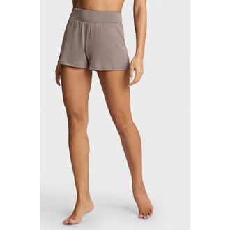 Commando Better than Basic Relaxed Rib Shorts in Truffle at Nordstrom, Size X-Small