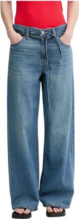 Levi's XL Rechte Jeans - Dames - Loose Fit Jeans - Blauw - W29 L33 - Katoen - Jeans