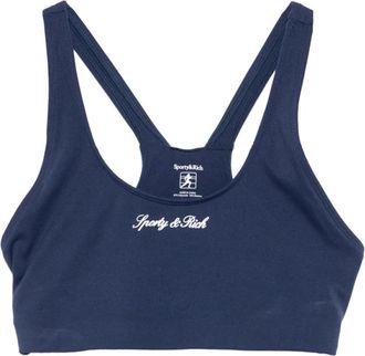 Sporty & Rich Sports BH - Dames - BHs - Blauw - XS - Ondergoed