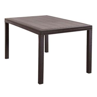 Milani Home Milani Home - Caligola - Tavolo Da Giardino In Wicker