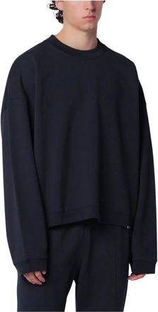 Represent Initial Boxy Sweater - Heren - Sweatshirts - Blauw - L - Katoen - Hoodies & sweatvesten