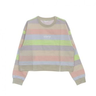 Obey Sweatshirt - female - Obey - Sweatshirts - Gray - M - Sweatshirts & Hoodies