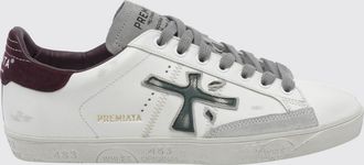 Premiata Steven Distressed-Effect Calf Leather Trainers