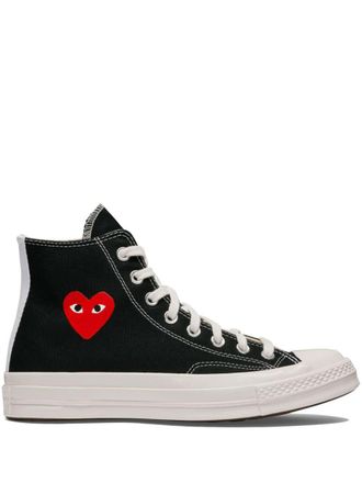 Comme Des Garçons Chuck 70 Small Red Heart High Sneakers