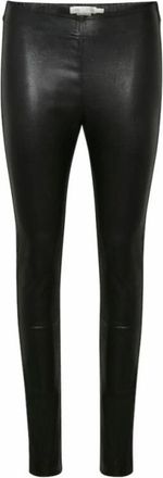 Inwear Luella Premium leren leggings - Dames - Leren Broeken - Zwart - XS - Leer - Broeken