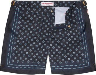 Orlebar Brown Bulldog zwembroek met print - Blauw