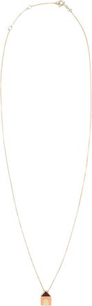 Aliita Burgundy Casita Bold Enamel Necklace