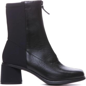 Camper Zwarte Laarzen met Hak - Dames - Laarzen met Hak - Zwart - 36 EU - Leer - Schoenen