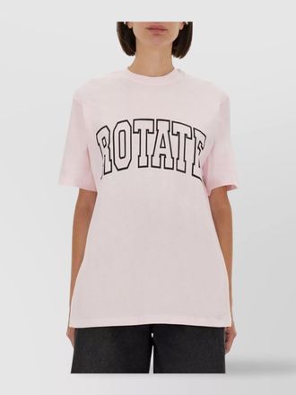 Rotate cotton jersey t-shirt