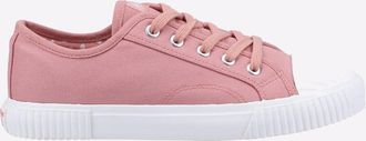 Hush Puppies Brooke Stoffen Damessneakers In Het Roze