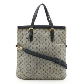 Louis Vuitton Pre-owned Tote Bags, female, Blue, Size: ONE SIZE Pre-owned Vintage Canvas Tote Bag