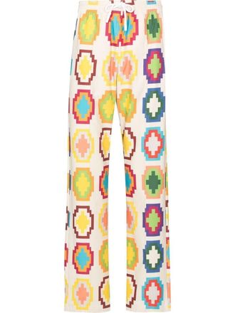 Marcelo Burlon Trainingsbroek met print - Wit