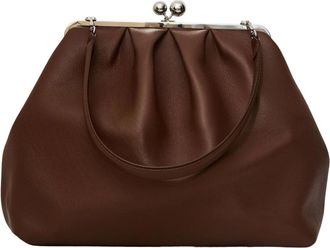 Max Mara Kambolacuoio - Dames - Handtassen - Bruin - ONE Size - Leer - Tassen